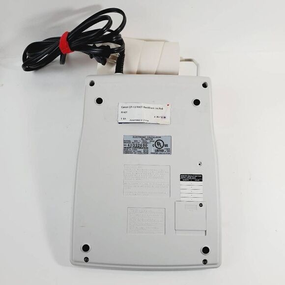 Sharp EL-1801P 12 Digit 2 color printer Adding Machine - Picture 5 of 5